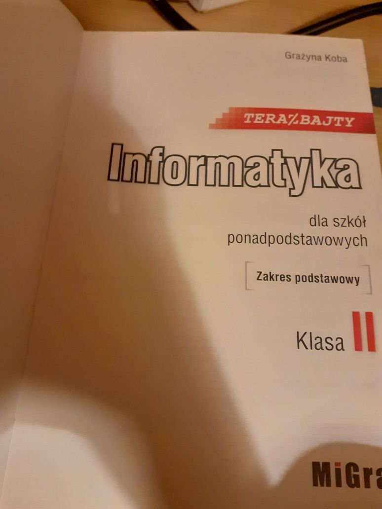 Informatyka, klasa II