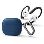 Etui Uniq Nexo na AirPods 3 + Ear Hooks Silicone - niebieskie