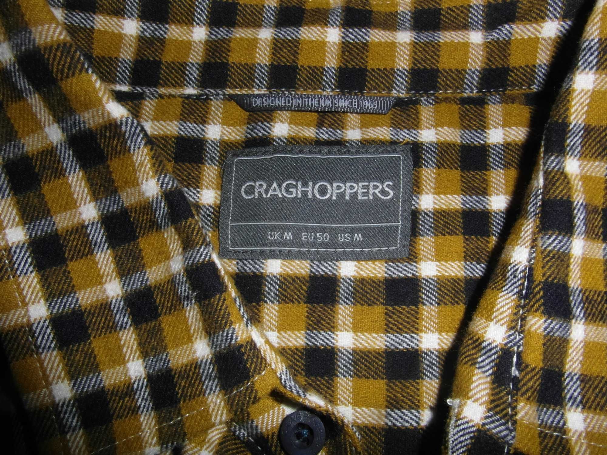 Męska koszula craghoppers Kiwi Long Sleeve check; rozmiar M;