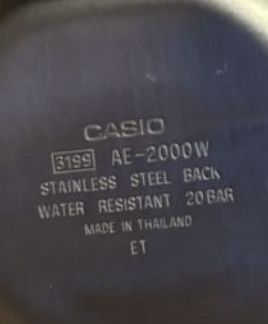 Годинник Casio Standard Digital AE-2000W-1AVEF