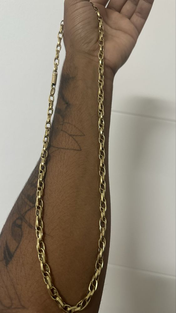 Vendo cordao de ouro 18k com 20.6g lindo e bem volumoso