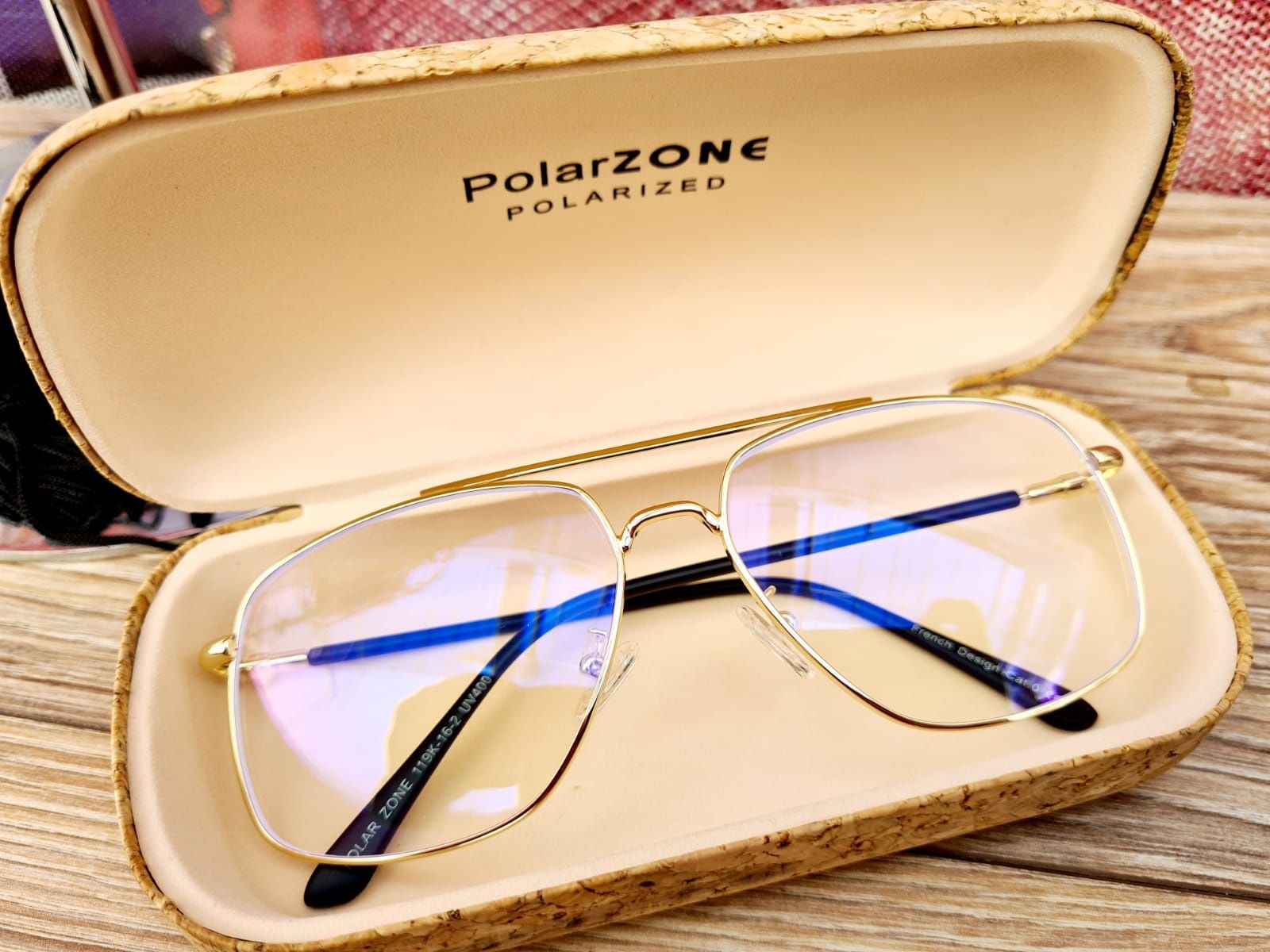 Męskie okulary do komputera zerówki marki Polarzone nowe