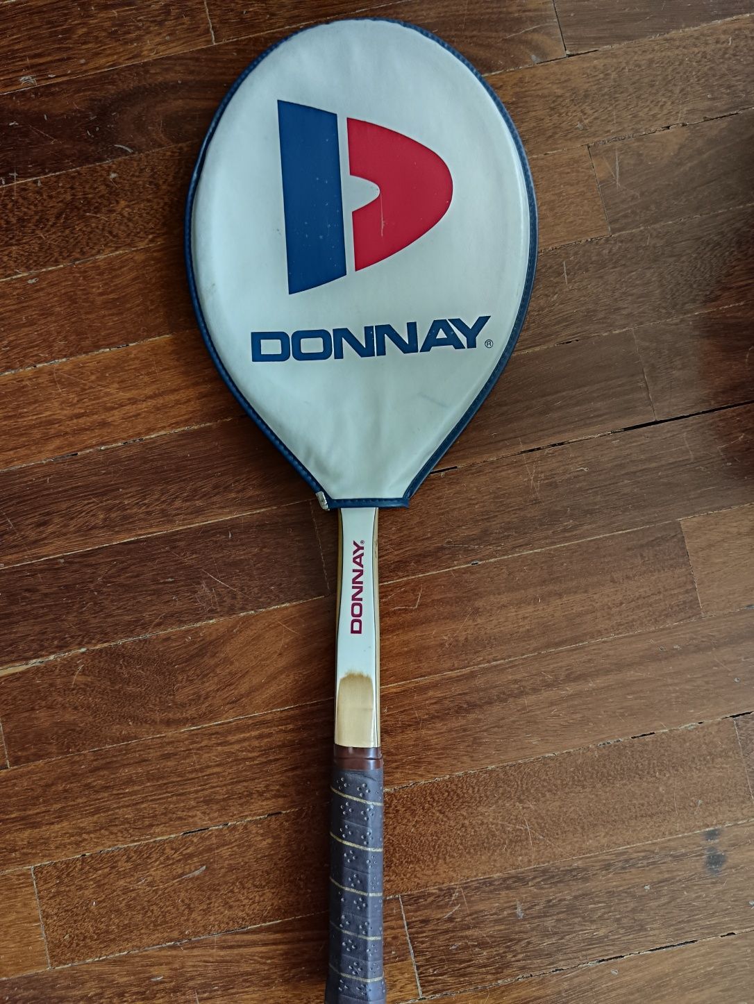 Raquete de tênis de madeira Donnay
