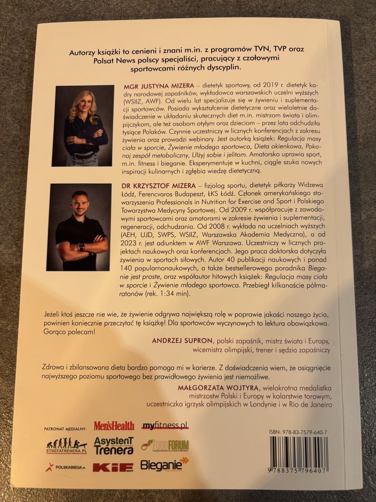 Książka Dietetyka sportowa
