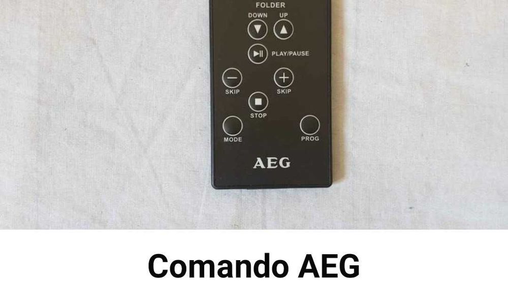 Comando AEG para Aparelhagem AEG ou Rádio de carro