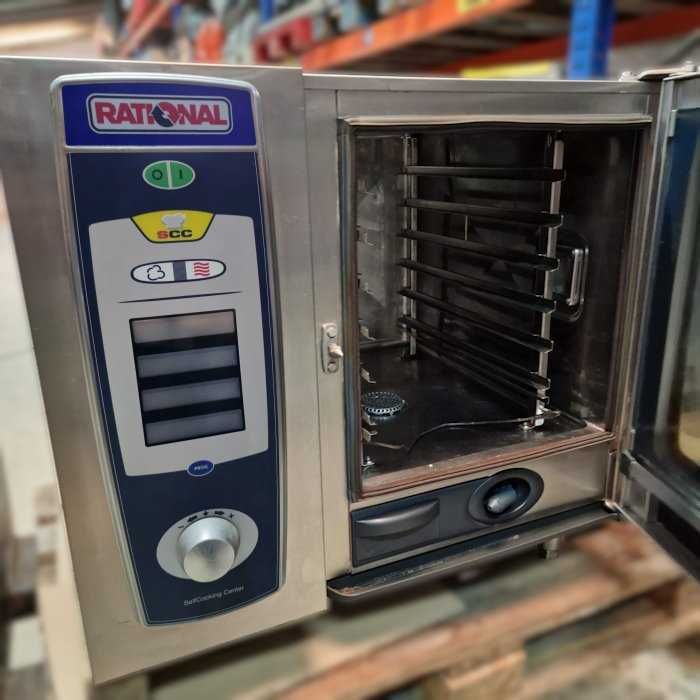 Forno convetor misto Rational elétrico 6 níveis GN1/1 (850x790x800mm)