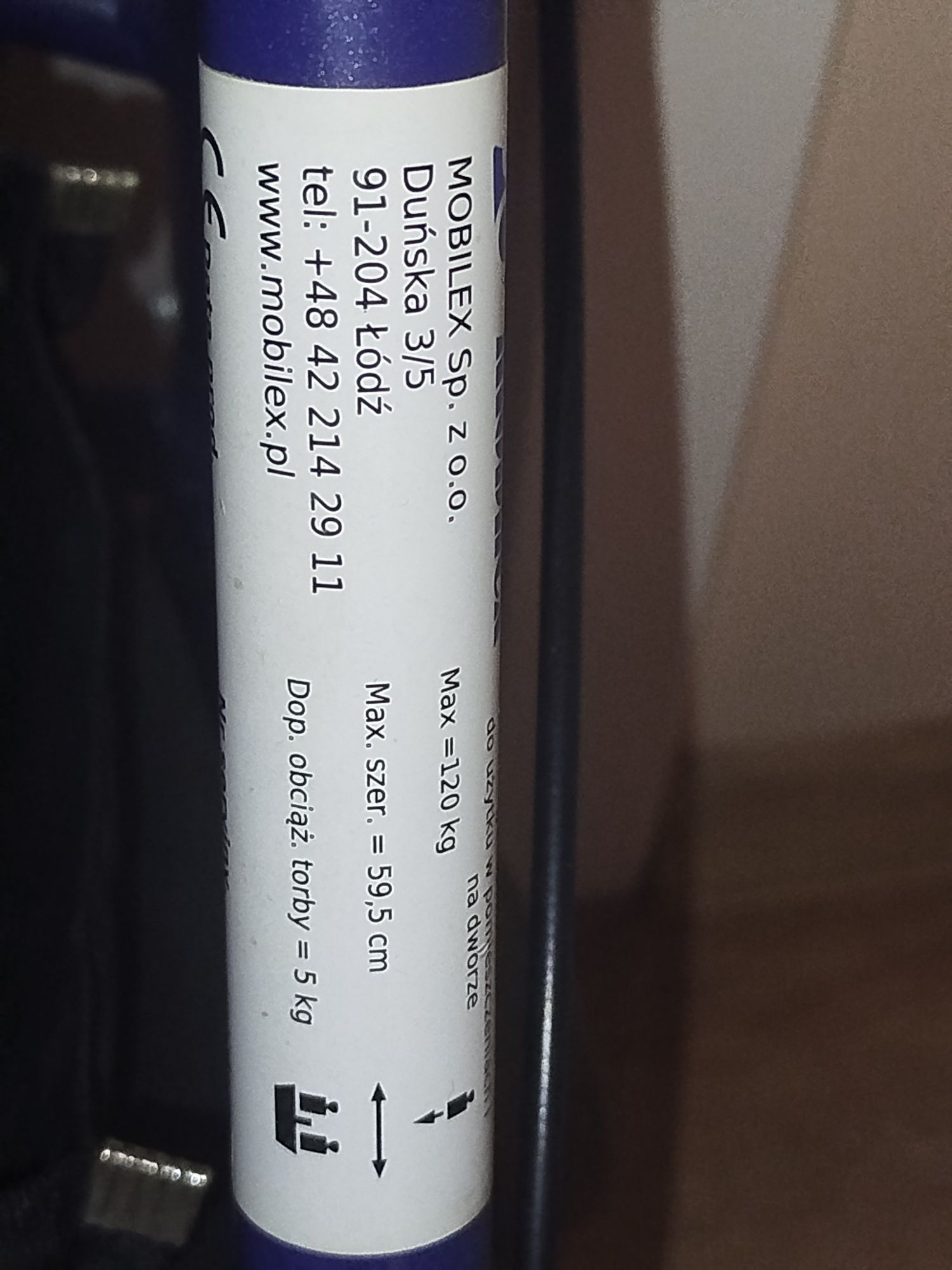 Mobilex Podpórka czterokołowa balkonik