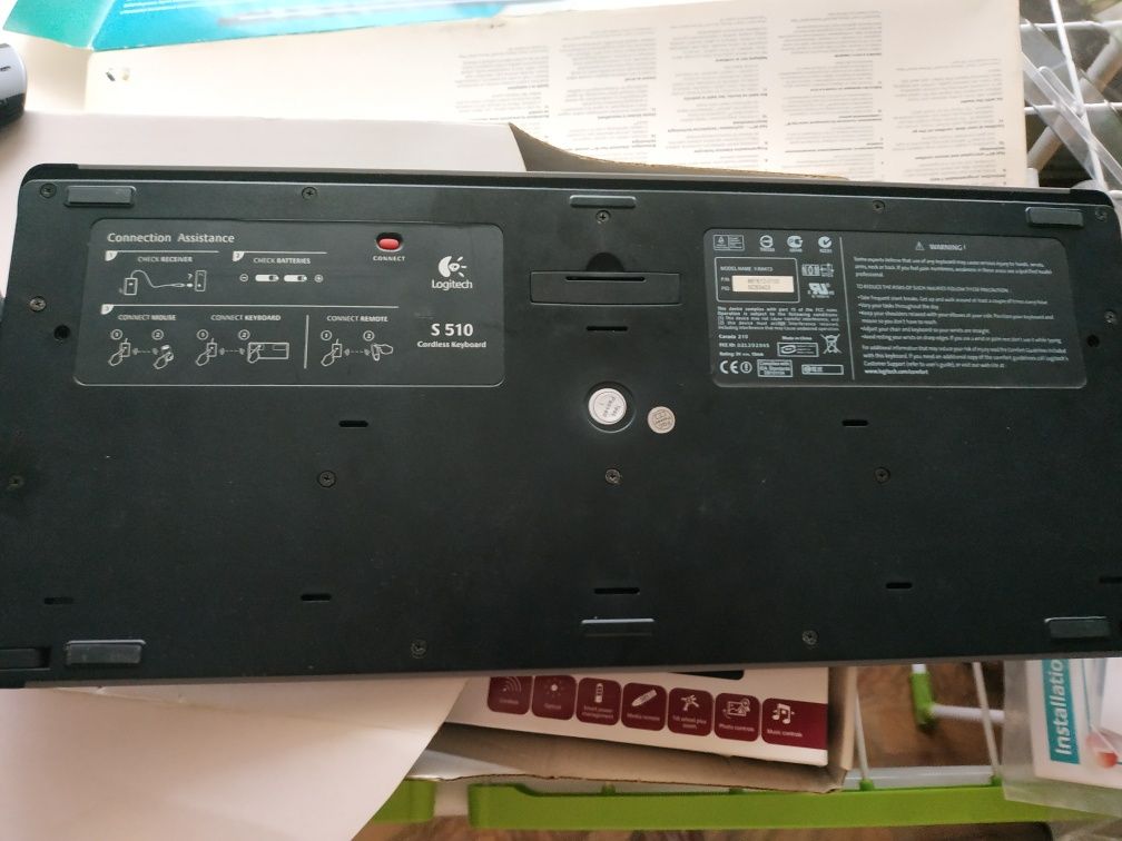 Klawiatura multimedialna bezprzewodowa Logitech S 510