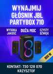 Wynajmę Głośnik JBL PartyBox 710 + Dodatkowe Oświetlenie LED – Idealne