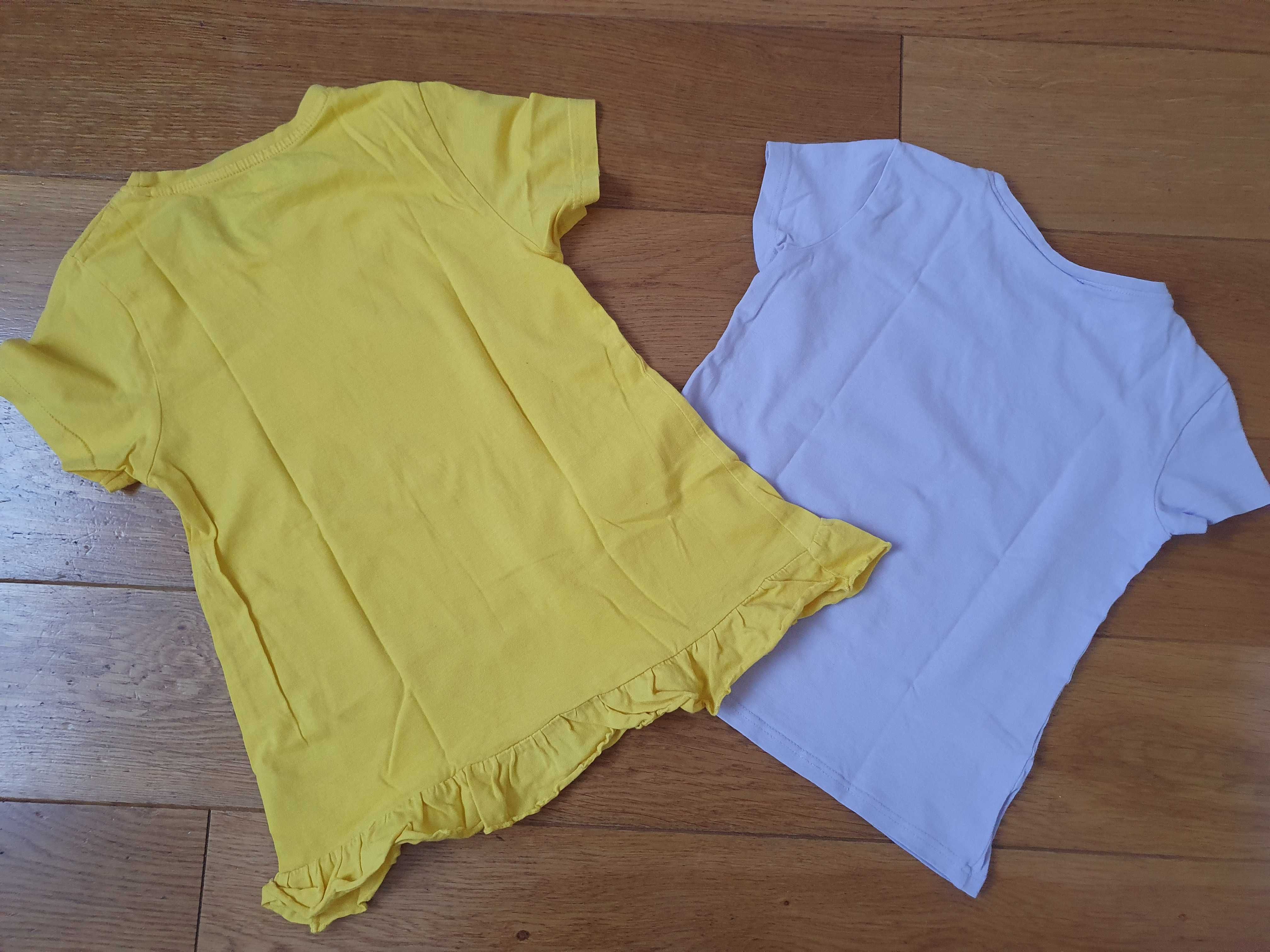 Zestaw tunika+T-shirt dla dziewczynki 122-128