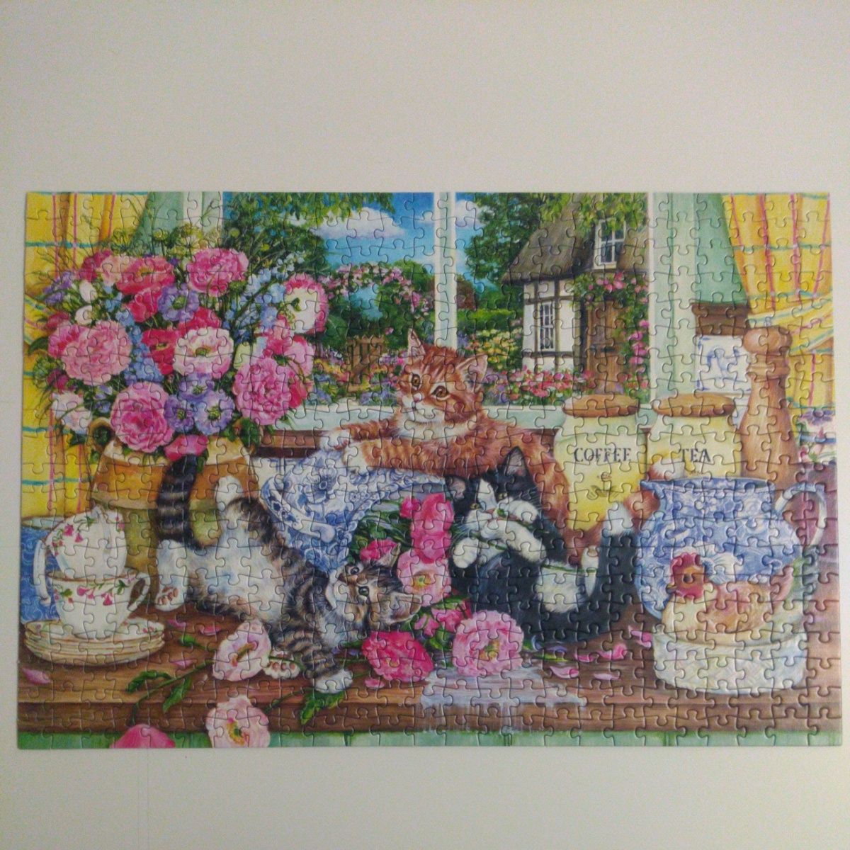 Puzzle 500 Kittens in the kitchen Debbie Cook