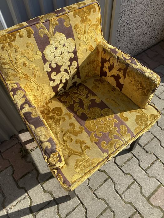 Krzeslo fotel boho shabby chic 4szt