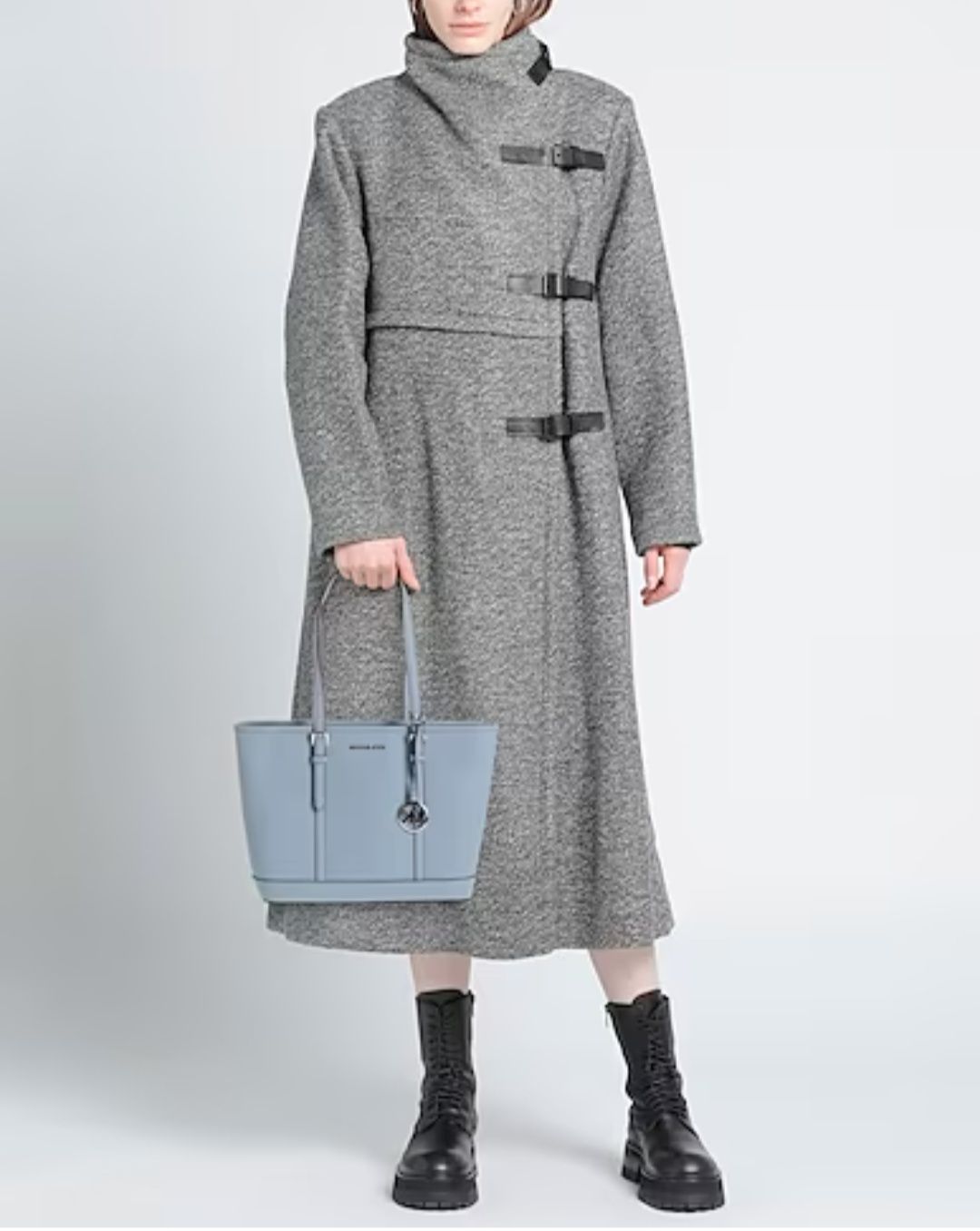 Nowa torebka Michael Kors Jet Set Pale Blue A4 shopper oryginalna