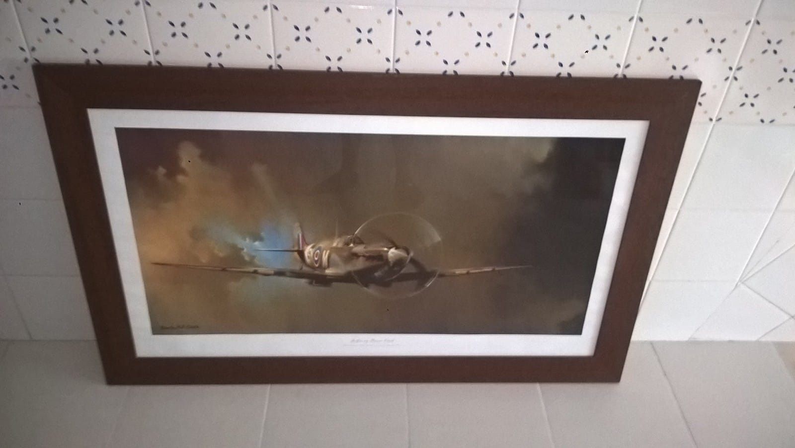 Quadro de avião militar