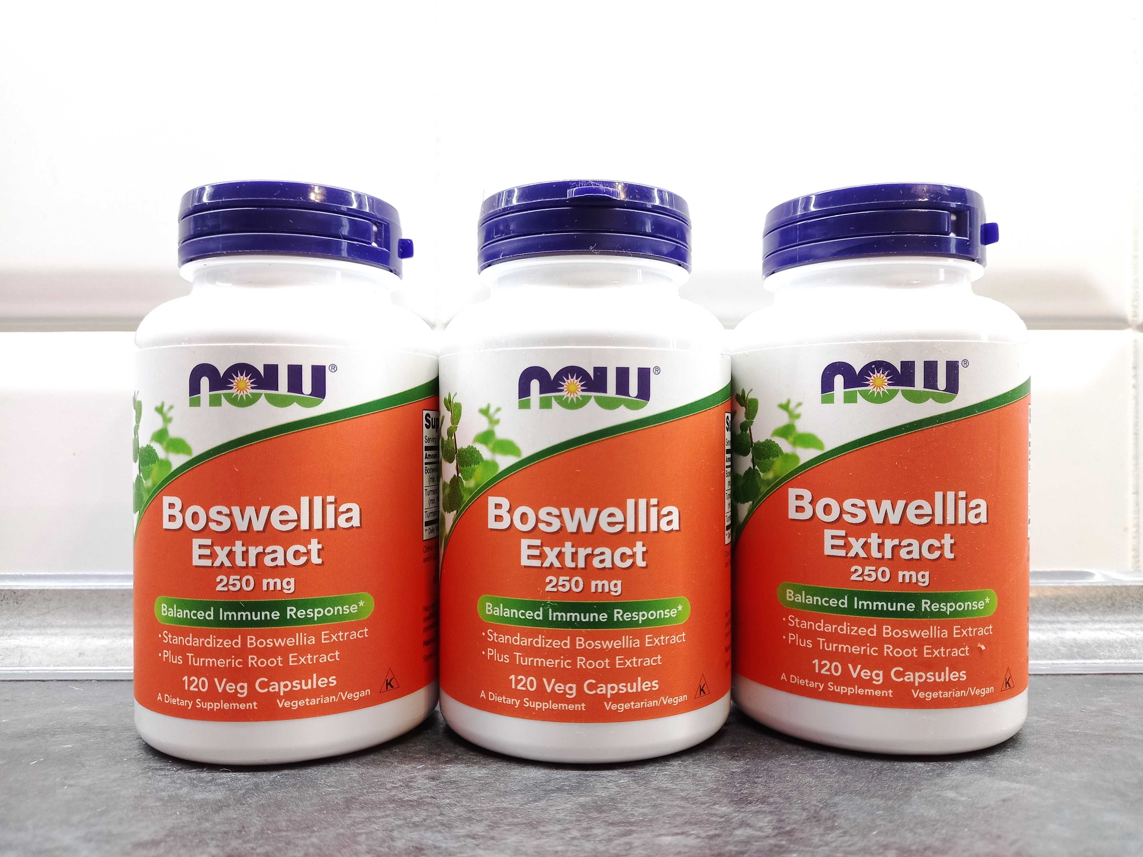 Now Foods, Boswellia (120 капс.), босвеллия + куркумин для суставов