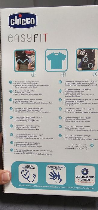 Marsupio easyfit (seguro para as ancas do bebé)