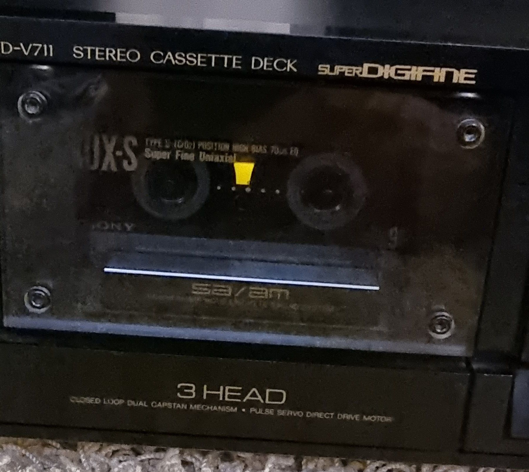 JVC TD V711 Magnetofon deck 3-head Digital Fine