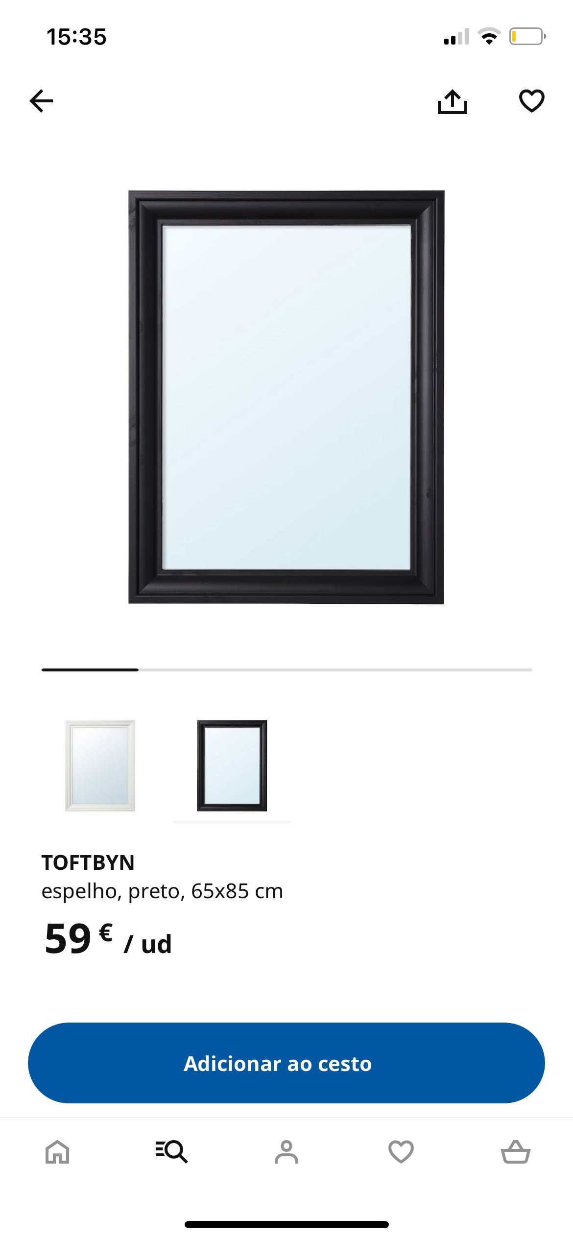 Espelho IKEA Toftbyn