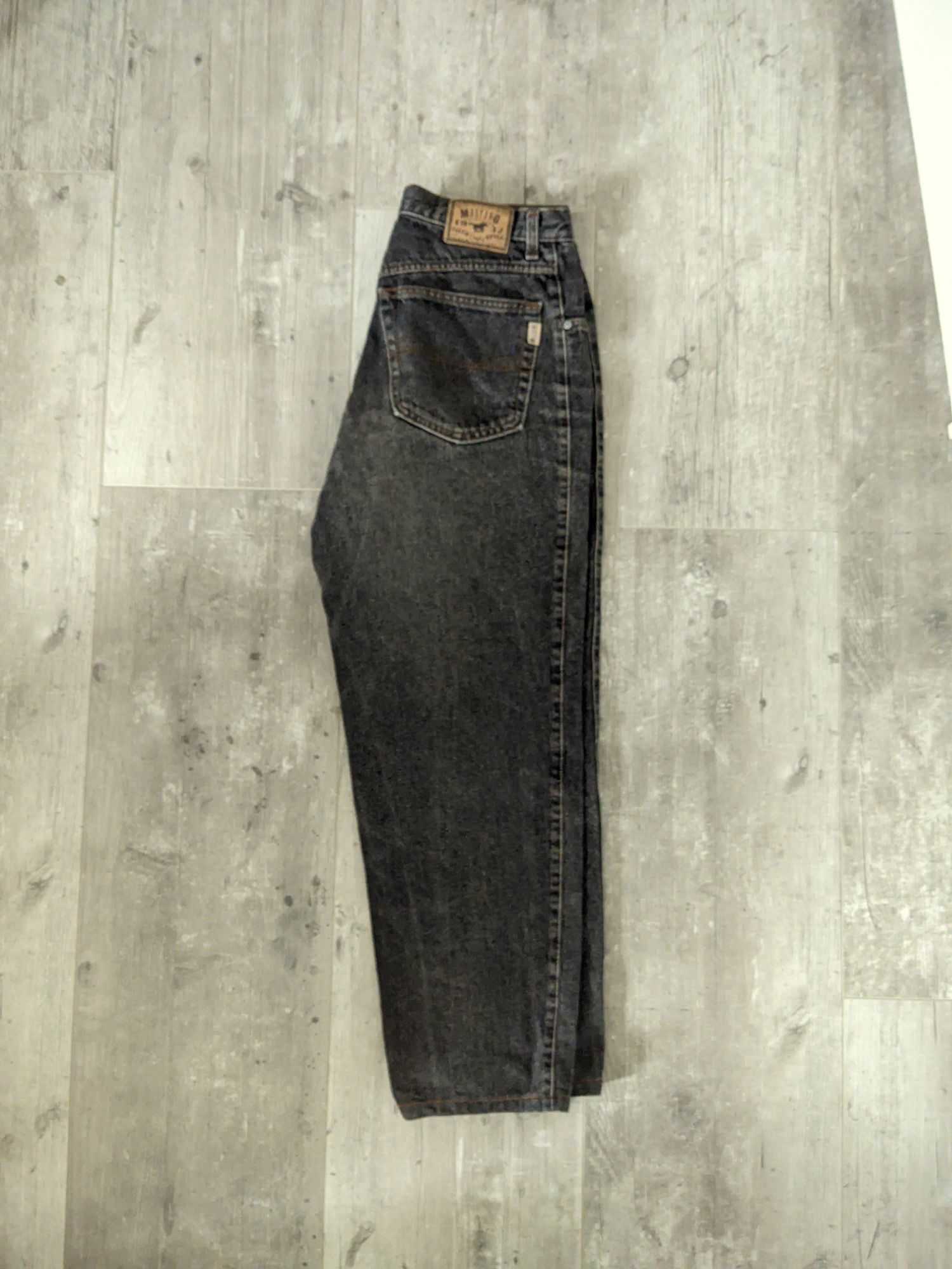 MUSTANG Premium Czarne Jeansy dżinsy jeans Spodnie JAK NOWE! R. 30/32