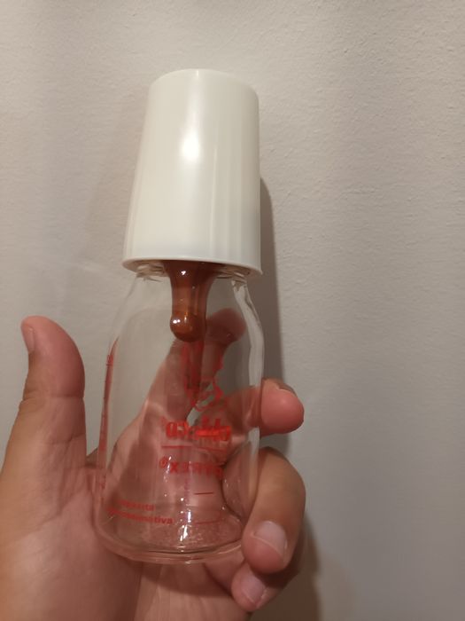 Biberão vintage chicco em pyrex