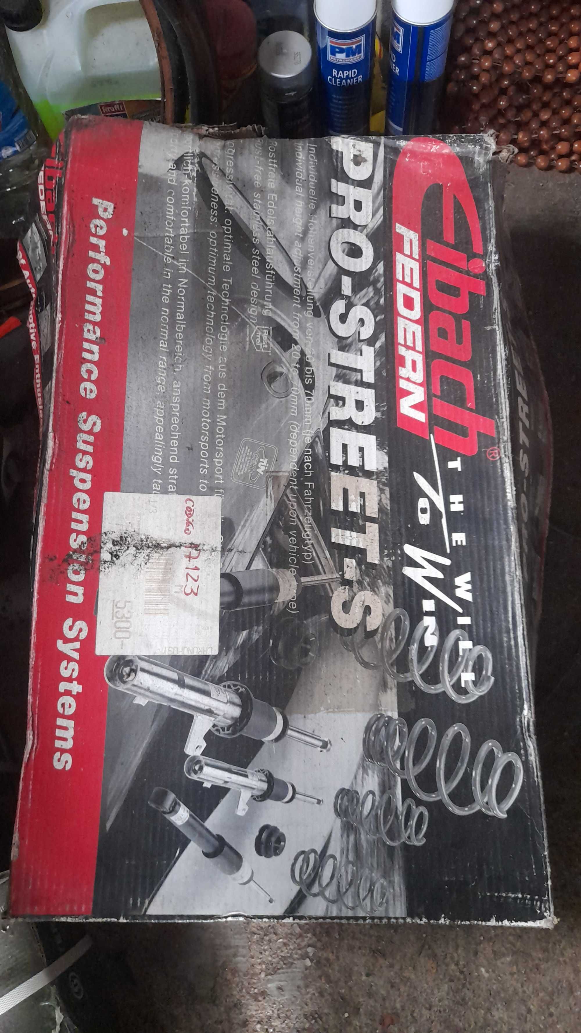 Conjunto de 4 amortecedores, dão p Audi, Volkswagen e Seat.