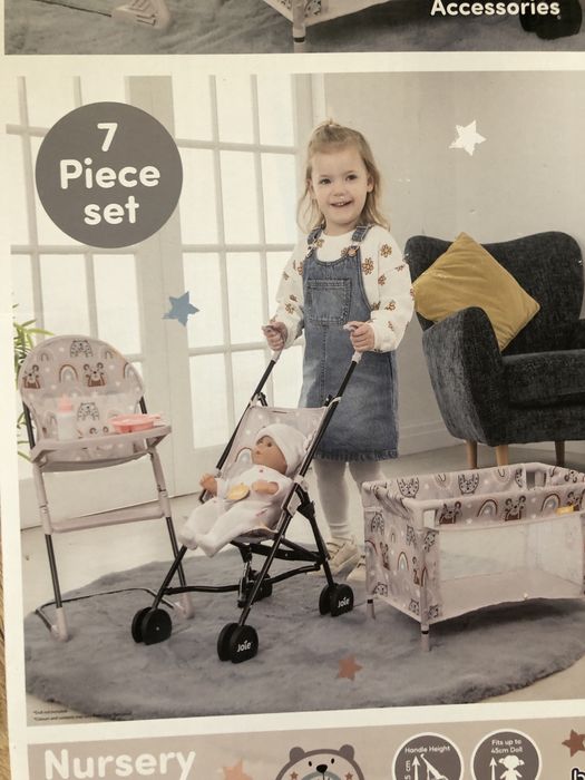 Prezent na świeta zestaw 7w1 wozek krzesełko fotelik nowe