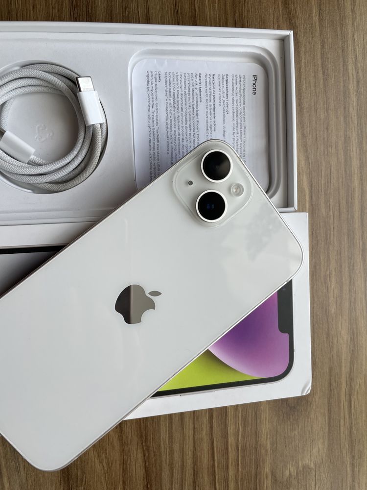 Iphone Aplle 14 Plus 512GB Starlight/A2886/Bat85%/Idealny!