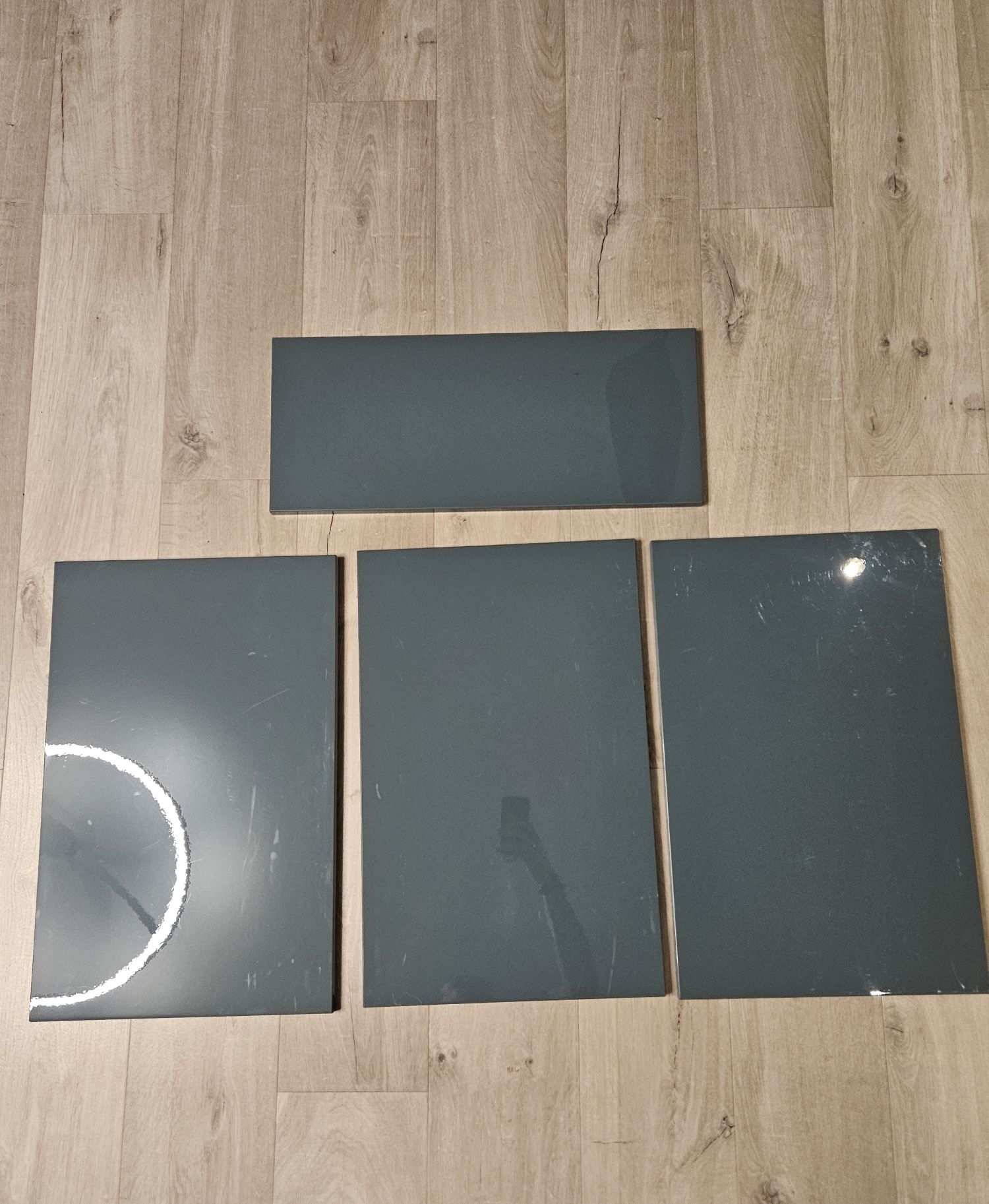 Front drzwi szuflady IKEA Lappviken zielony połysk Besta 60x38 i 60x26