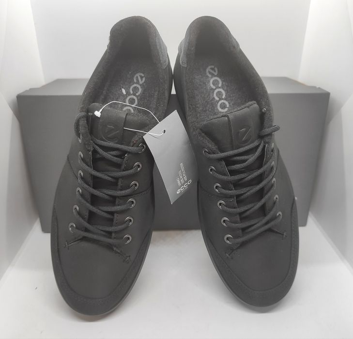 Кожаные 26 27 29,5см теплые кроссовки кеды Ecco Soft 7 Tred оригина