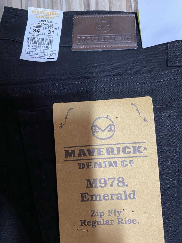 Spodnie męskie jeans 34/31 pas 84 cm komplet 2 sztuki Lee czarne nowe