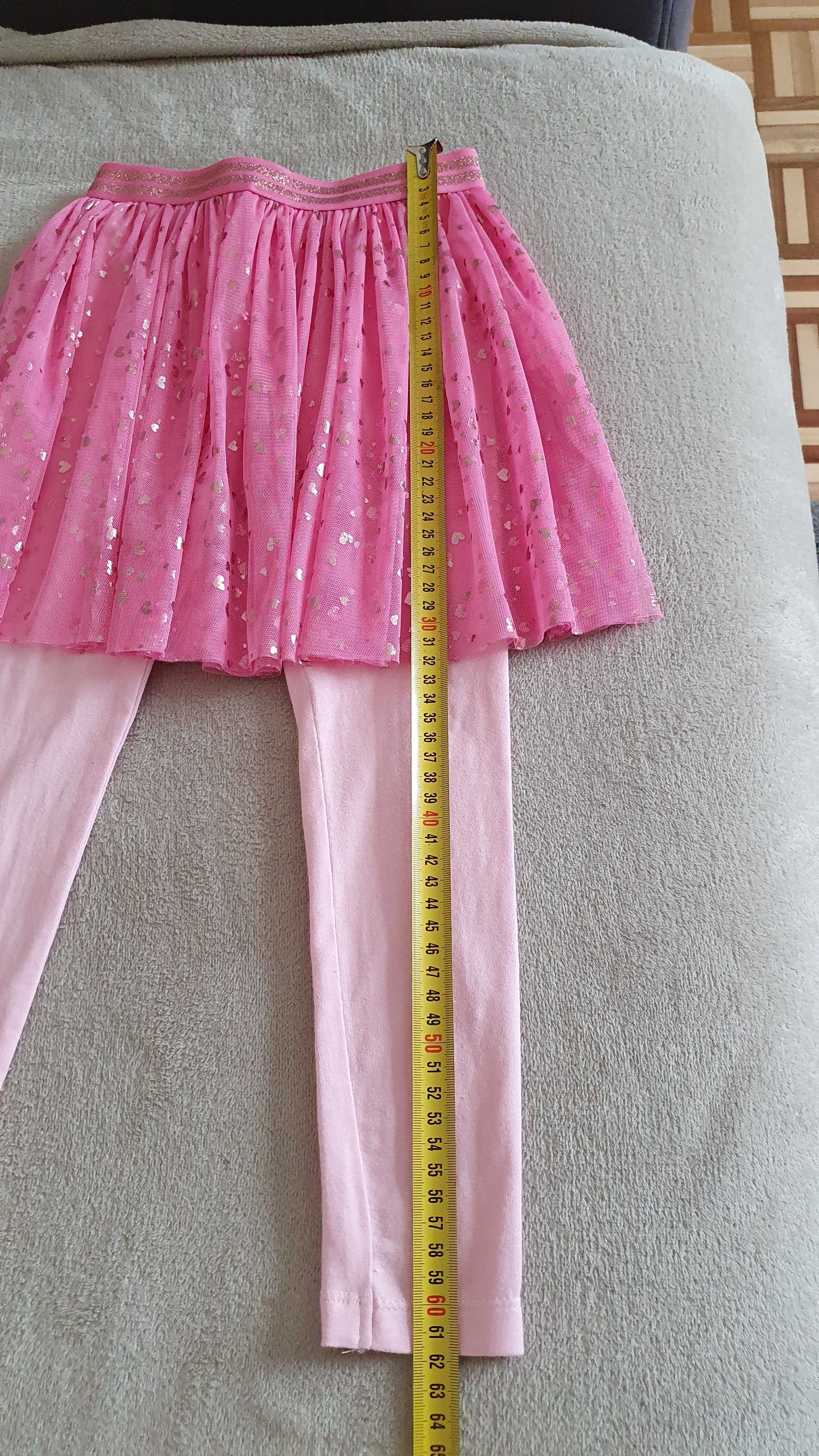 Nowa spódniczka z legginsami dla dziewczynki rozmiar  110