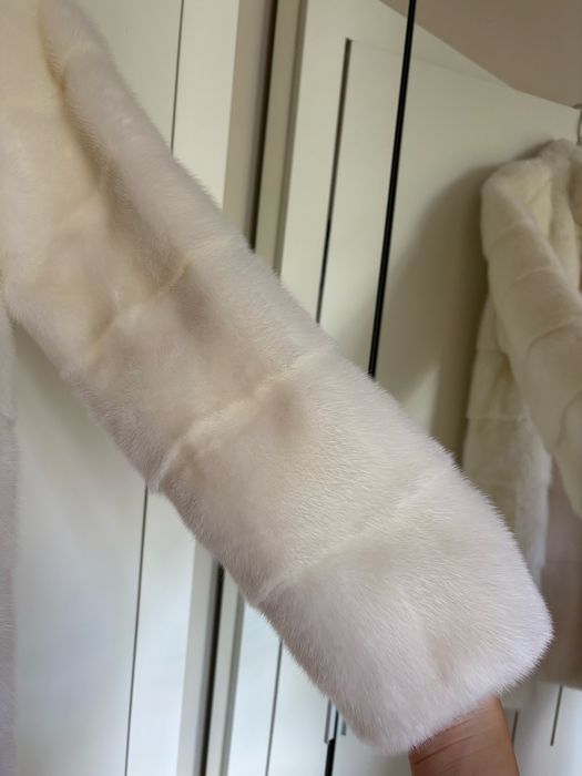 Luksusowe futro z norek, rozmiar 42 – stan idealny