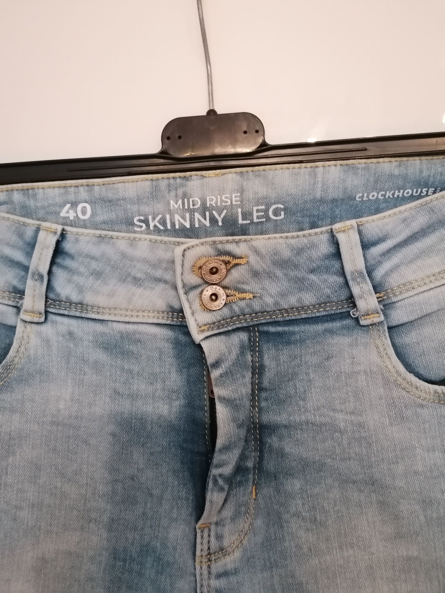 Calças de ganga elásticas skinny leg - C&A tamanho 40