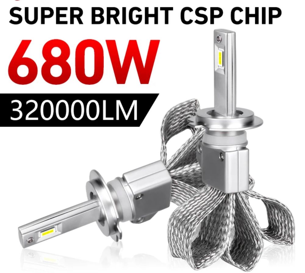 Led лампи H1 супер яскраві csp chip