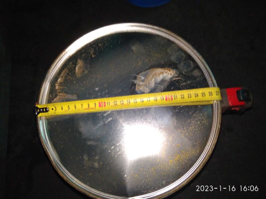 ведро жестяное под крышку "корона" объем 25 литров б/у