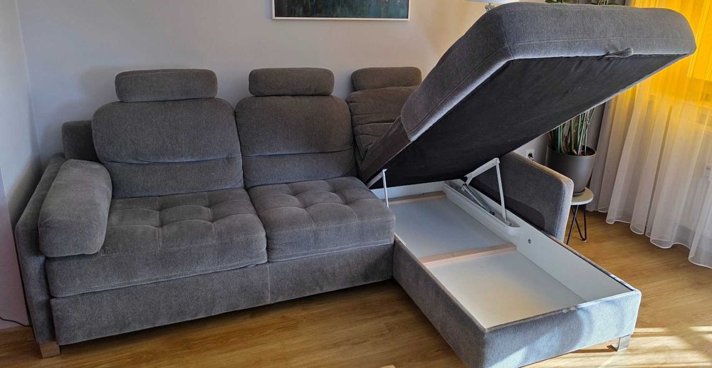 Narożnik z funkcją spania