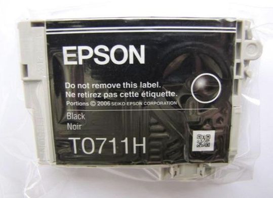 Tusz czarny Epson T0711H nowy fabrycznie zapakowany