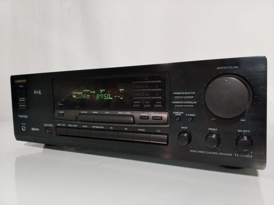 5.1 Ресивер Onkyo TX-SV454,/має 85 Вт/канал/FM/Dolby/Sub Out/6-16 Ом