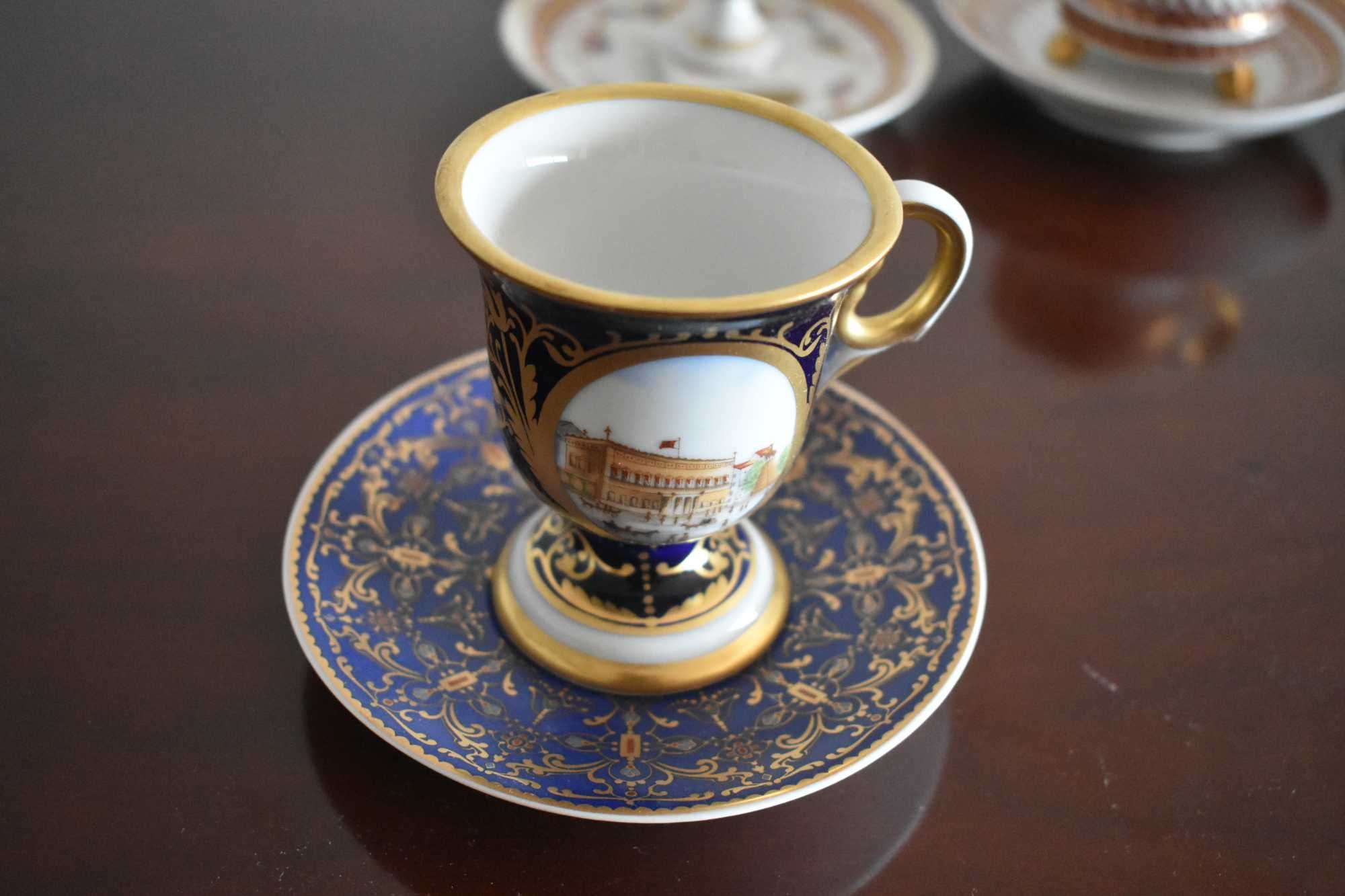 A Rota do Café - Conjunto de 11 chávenas - Maravilhas da Porcelana