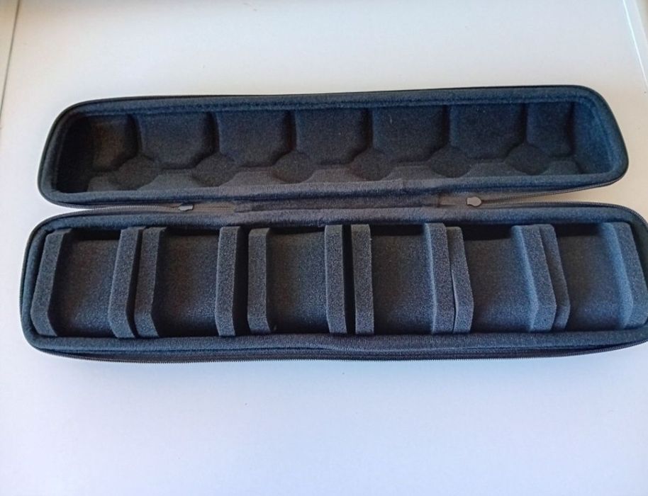 Mala Estojo Viagem 6 Relógios Rolex Tissot Oris Seiko Omega Cauny Iwc