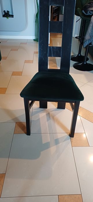 Krzesła 6szt. Kol czarny.