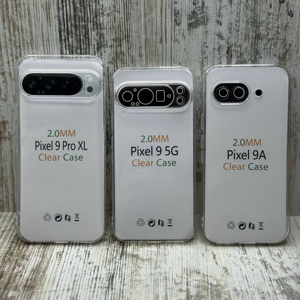 Чохол противоударний Clear Case 2 mm на Google Pixel 7 Pro/ 8 Pro/ 9