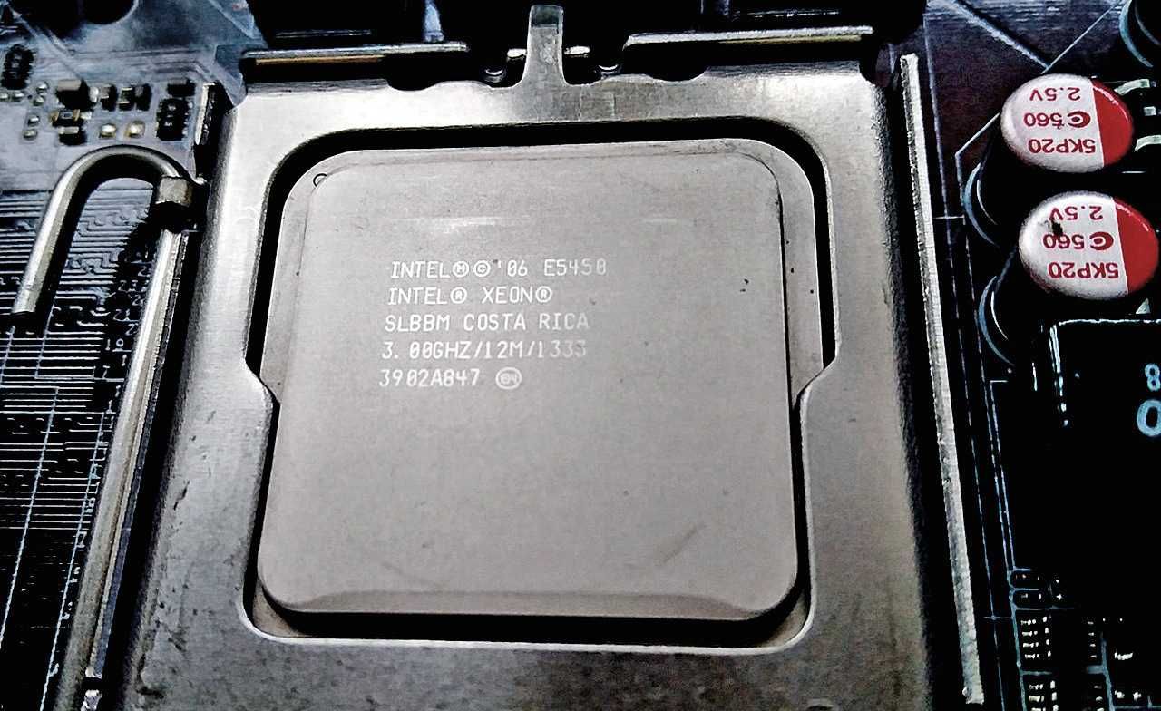 Материнская плата Asus P5KPL-AM SE s775 + Xeon E5450 + 4gb DDR2