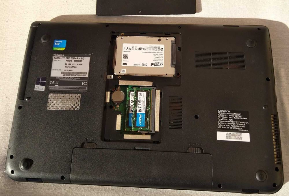 TOSHIBA Satellite  Pro L70-A/ 17,3" /i7 /SSD 275 GB/ 8GB RAM/ GT 740M
