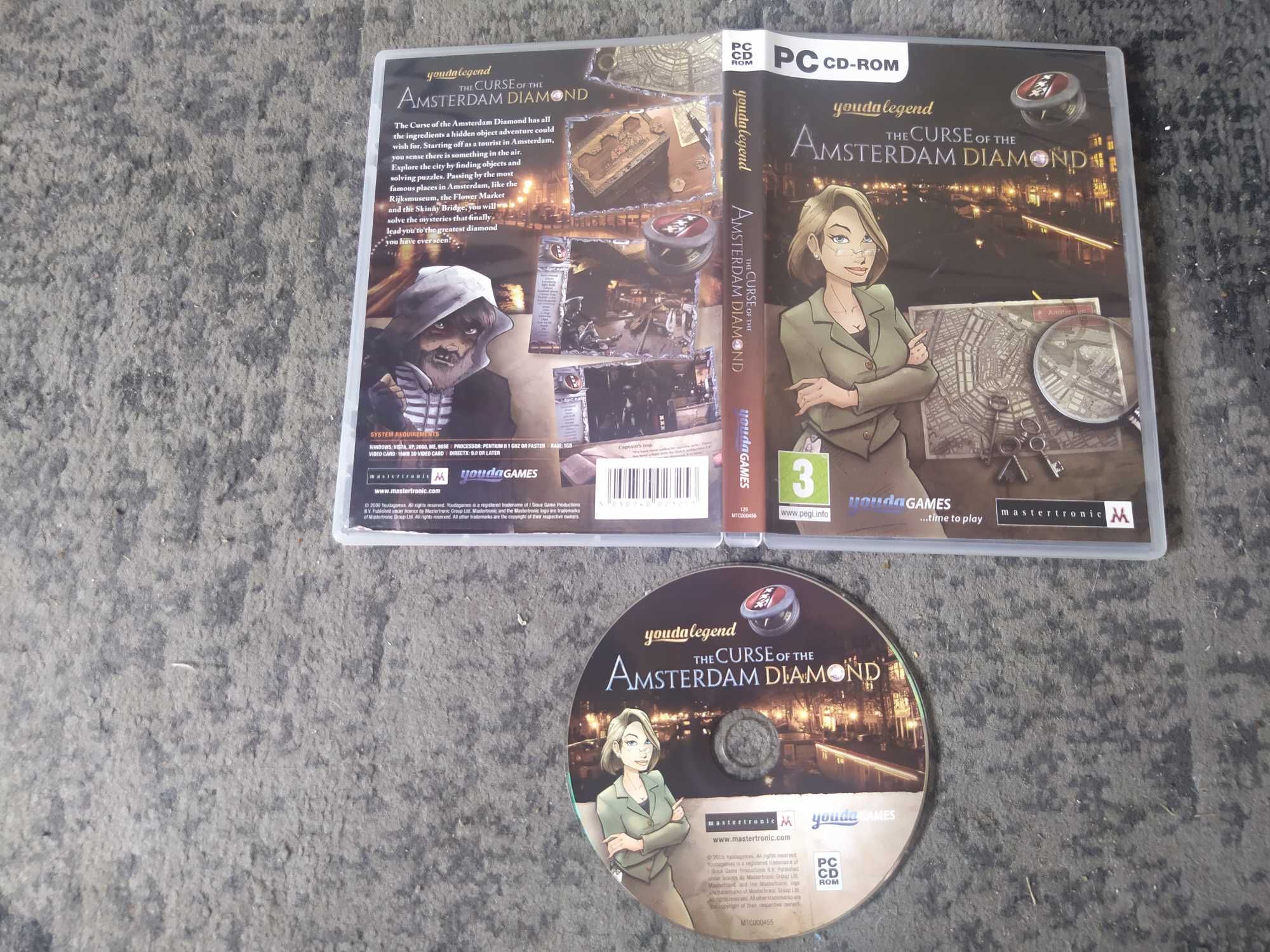 The Curse of the Amsterdam Diamond PC CD