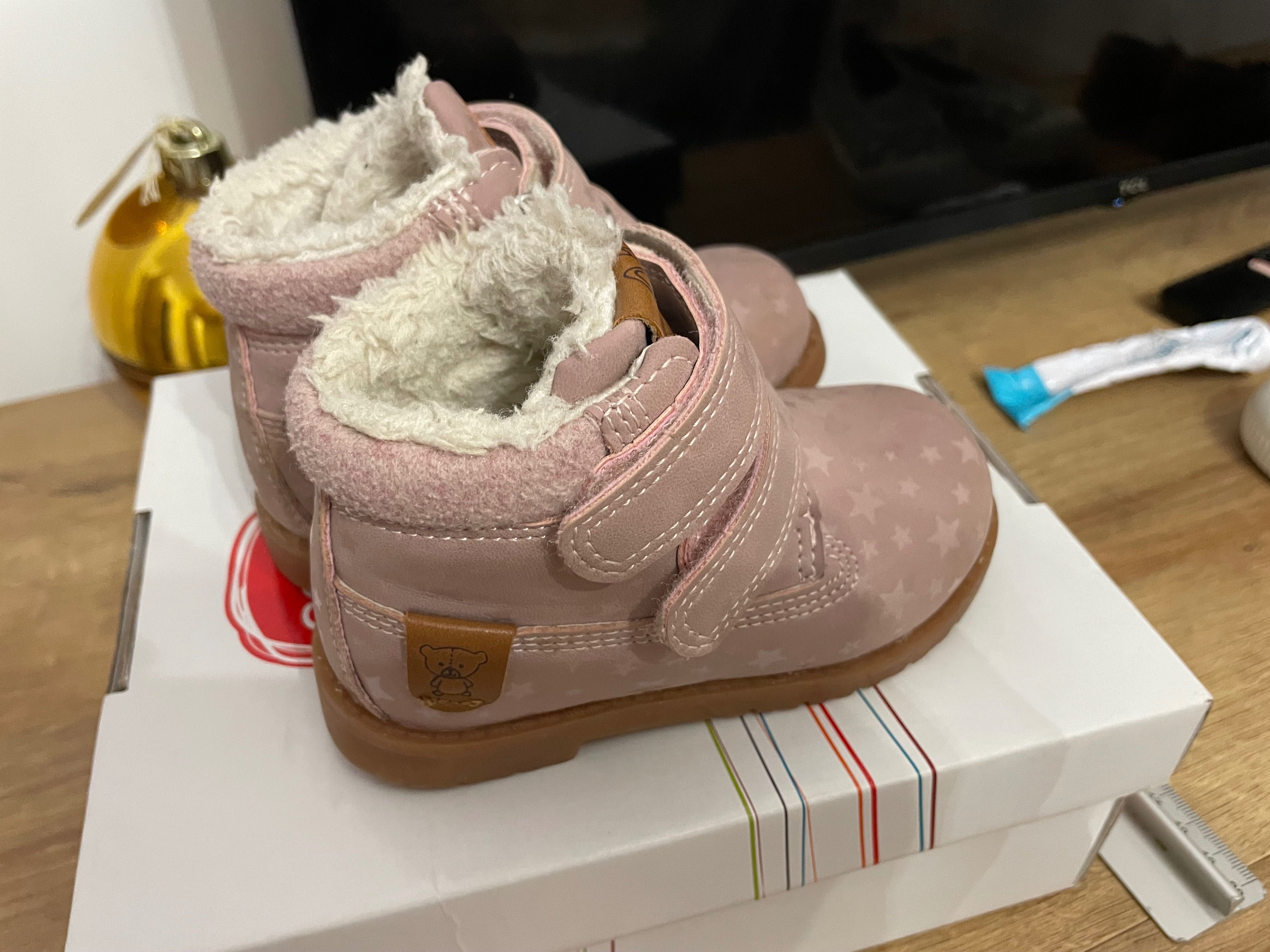 Buciki buty rzep trampki smyk cool club 21 zimowe lekkie dziewczynka
