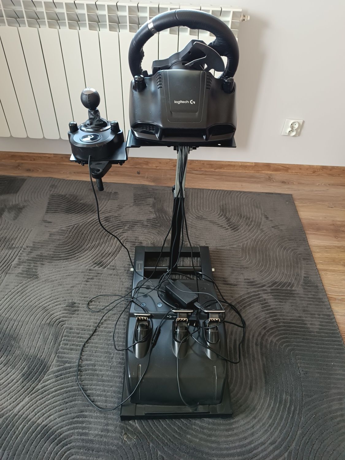 Kierownica Logitech g920 + shifter + stojak