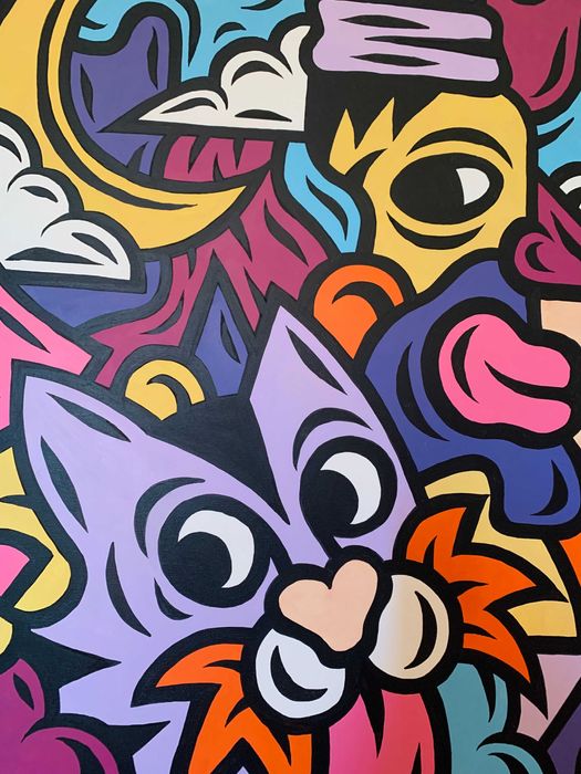 Quadro do conhecido pintor The Caver