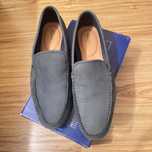 Мокасини Clarks чоловічі, сірі, натур.шкіра, розмір 43 розмір, 27 см