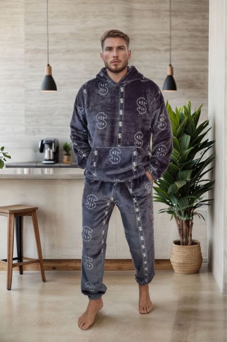 Чоловіча тепла піжама кенгуру унісекс чоловік жінка